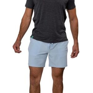 Chubbies Mens Everywear Short Light Blue 6 Inch Inseam Regular Fit Small Stretch